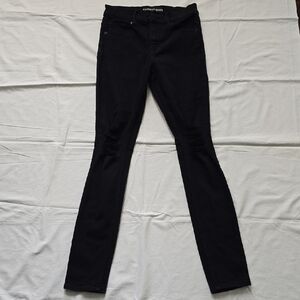 Express Black Slim Jeans with Branded Waistband